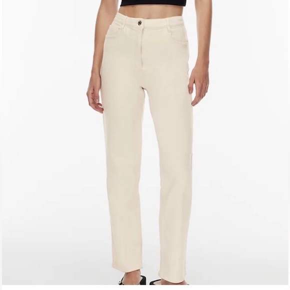 Aritzia Wilfred Melina pants (twill fabric in birch) - Picture 1 of 3